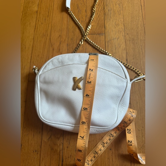 80s Vintage White Paloma Picasso Handbag with Chain Strap - Picture 12 of 13